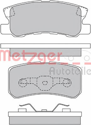 Metzger 1170323 Brake Pad Set, disc brake 1170323