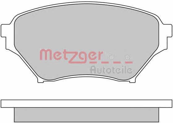 Metzger 1170480 Brake Pad Set, disc brake 1170480