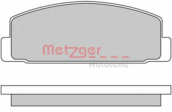 Metzger 1170088 Brake Pad Set, disc brake 1170088