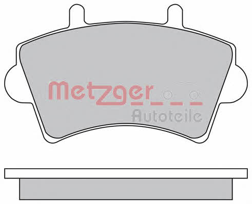 Metzger 1170175 Brake Pad Set, disc brake 1170175