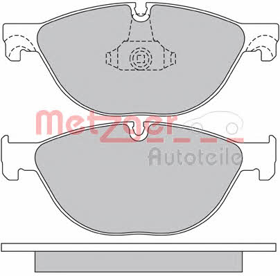 Metzger 1170564 Brake Pad Set, disc brake 1170564
