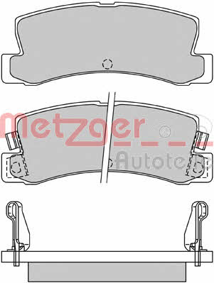 Metzger 1170546 Brake Pad Set, disc brake 1170546