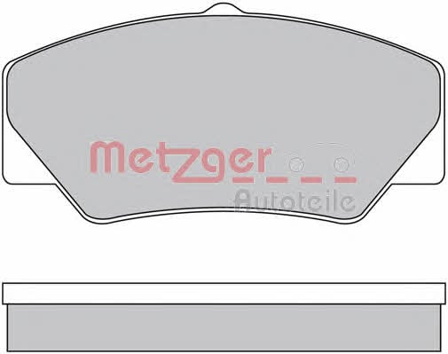Metzger 1170599 Brake Pad Set, disc brake 1170599