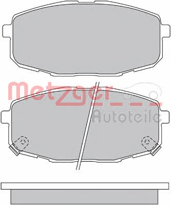 Metzger 1170097 Brake Pad Set, disc brake 1170097