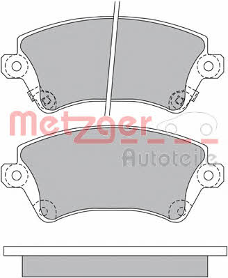 Metzger 1170219 Brake Pad Set, disc brake 1170219