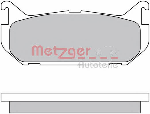 Metzger 1170549 Brake Pad Set, disc brake 1170549