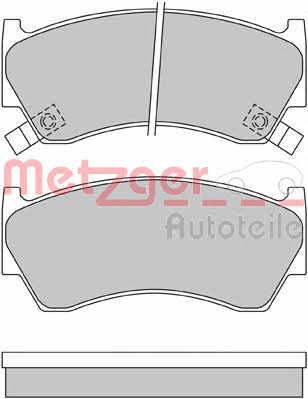 Metzger 1170580 Brake Pad Set, disc brake 1170580