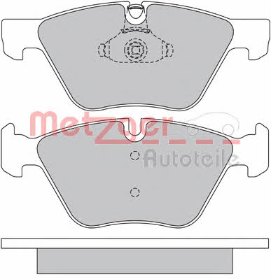 Metzger 1170684 Brake Pad Set, disc brake 1170684