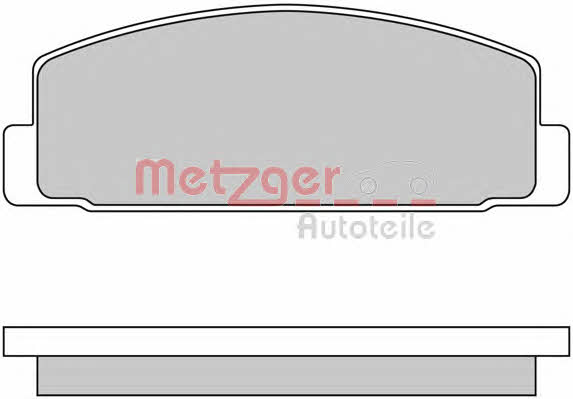 Metzger 1170206 Brake Pad Set, disc brake 1170206