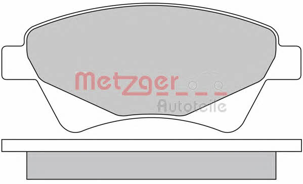 Metzger 1170255 Brake Pad Set, disc brake 1170255