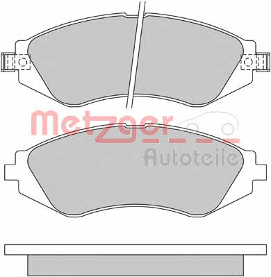 Metzger 1170391 Brake Pad Set, disc brake 1170391