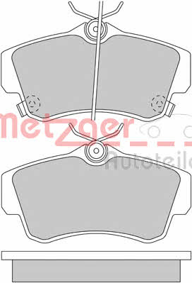 Metzger 1170459 Brake Pad Set, disc brake 1170459