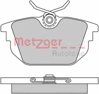 Metzger 1170497 Brake Pad Set, disc brake 1170497