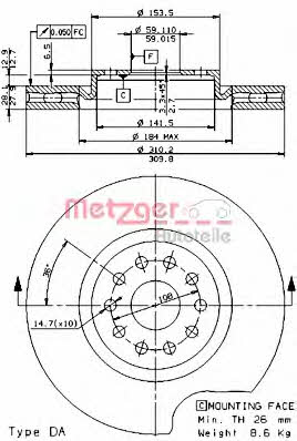 Buy Metzger 6110482 at a low price in United Arab Emirates!