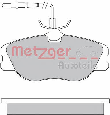 Metzger 1170386 Brake Pad Set, disc brake 1170386