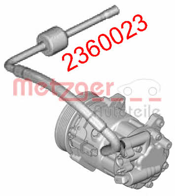 Metzger 2360023 High-/Low Pressure Line, air conditioning 2360023