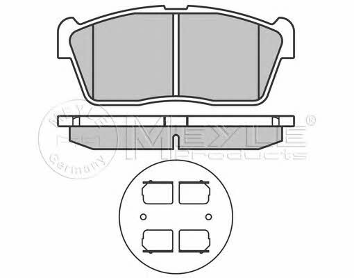 Brake pad set Meyle 025 235 0715