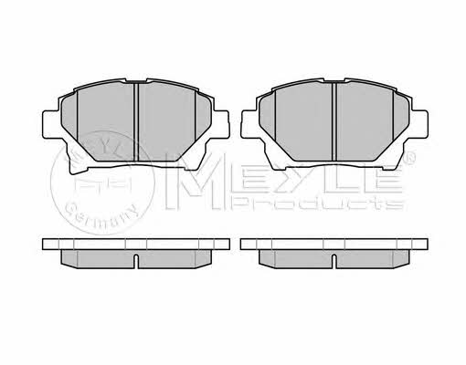 Meyle 025 235 1015/W Brake Pad Set, disc brake 0252351015W