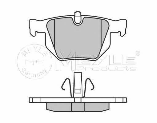 Meyle 025 235 5017/PD Brake Pad Set, disc brake 0252355017PD