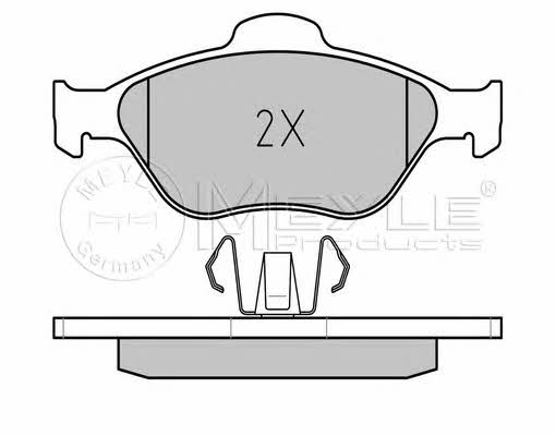 Brake pad set Meyle 025 236 0418