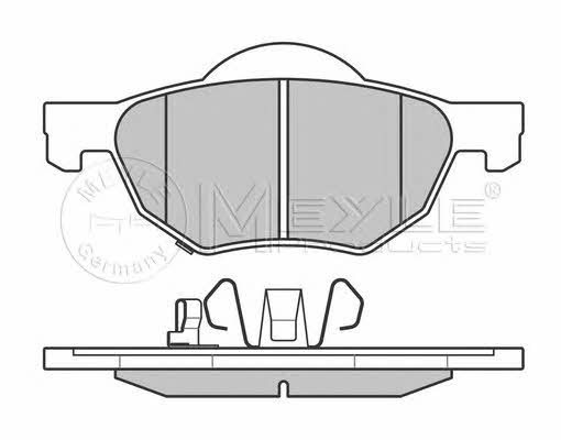 Brake pad set Meyle 025 237 2017/W