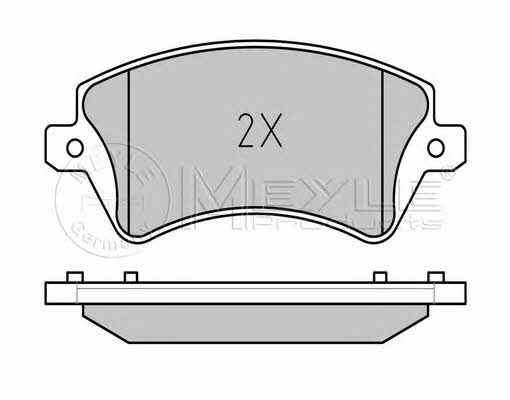 0252376617W Meyle Brake pad set