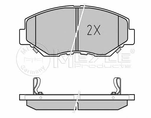 Brake pad set Meyle 025 238 6817