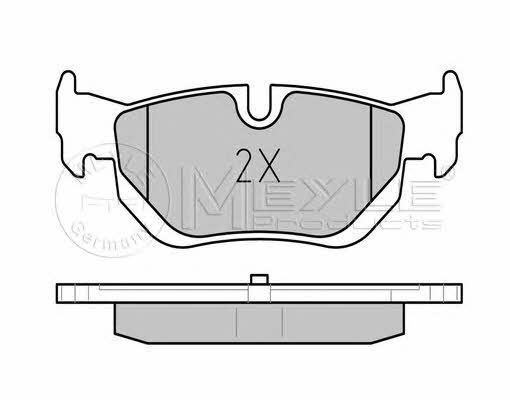 Rear brake pad set Meyle 025 239 2617