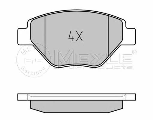 0252393418 Meyle Brake pad set