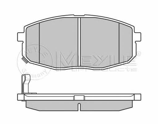Brake pad set Meyle 025 239 6617/PD