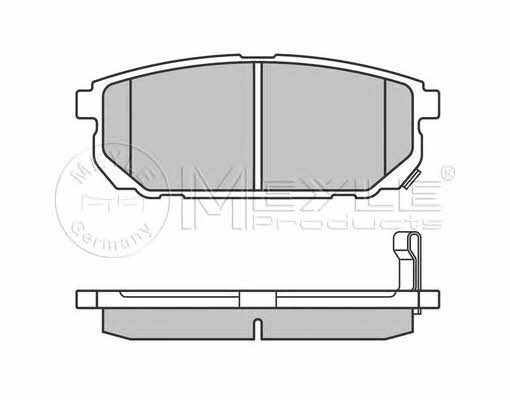 0252405815W Meyle Brake pad set