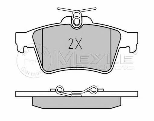 Brake pad set Meyle 025 241 3716