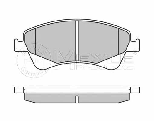 Brake pad set Meyle 025 242 0419/W