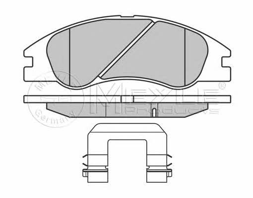 Brake pad set Meyle 025 242 1817/W