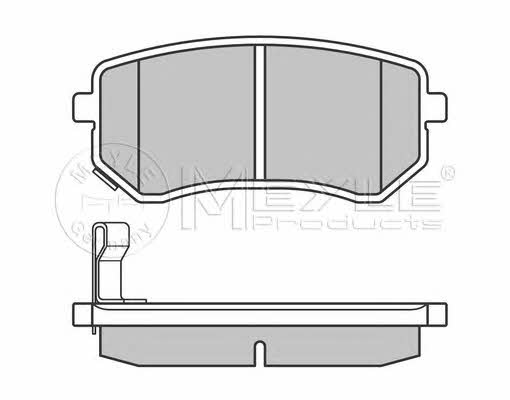Brake pad set Meyle 025 242 7614/W