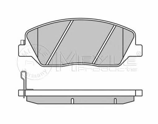 Brake pad set Meyle 025 243 5117/W