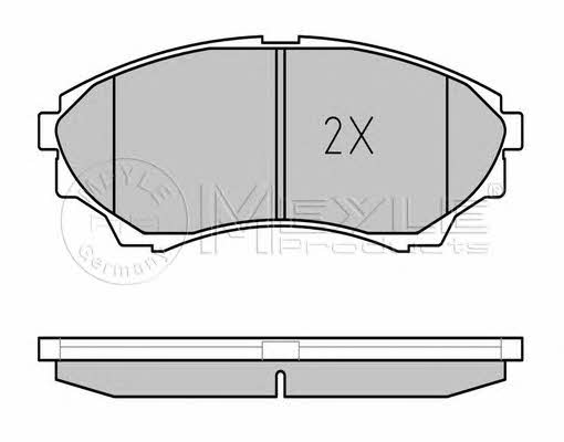 Meyle 025 243 5316/W Brake Pad Set, disc brake 0252435316W