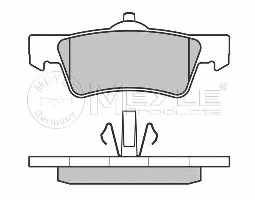 Brake pad set Meyle 025 243 6719/W