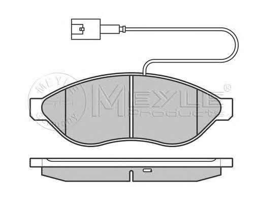 Meyle 025 244 6819/W2 Brake pad set 0252446819W2 0252446819W2 Meyle Brake pad set