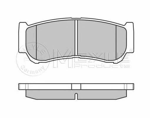 Brake pad set Meyle 025 244 8816/W