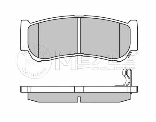 Brake pad kit Hyundai H-1: 0252448816W Meyle Brake pad set