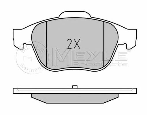 Meyle 025 245 3618 Brake Pad Set, disc brake 0252453618