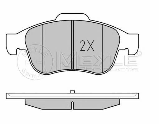 Meyle 025 245 3819/W Brake pad set 0252453819W 0252453819W Meyle Brake pad set