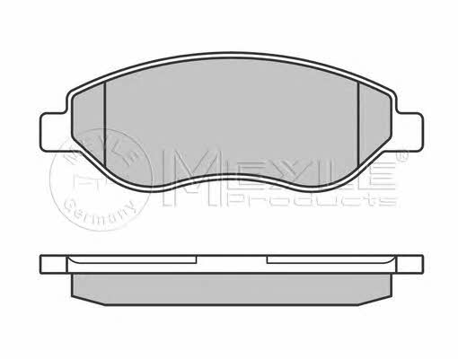 Brake pad set Meyle 025 245 5019/W