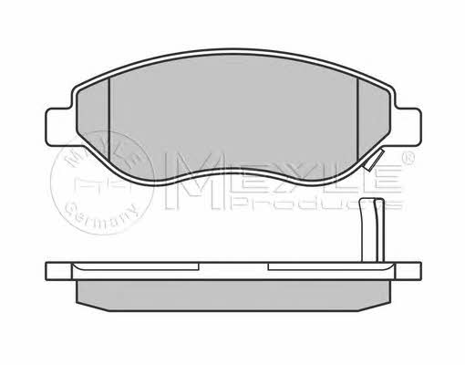 0252455019W Meyle Brake pad set
