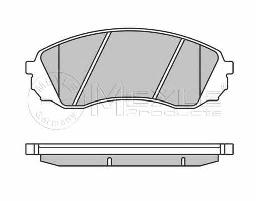 Brake pad set Meyle 025 245 9717/W