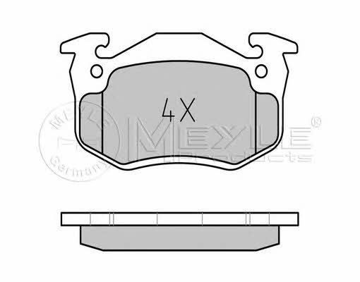 0252063415 Meyle Brake pad set