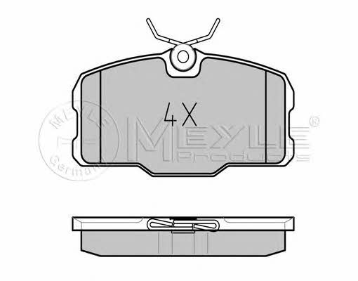 Meyle 025 207 5118 Brake pad set 0252075118 0252075118 Meyle Brake pad set