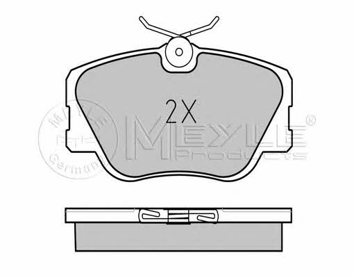 Meyle 025 209 4119-1/PD Brake Pad Set, disc brake 02520941191PD