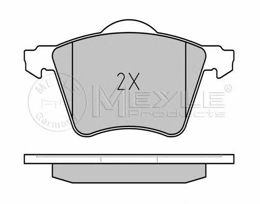 Meyle 025 210 3419/W Brake pad set 0252103419W 0252103419W Meyle Brake pad set